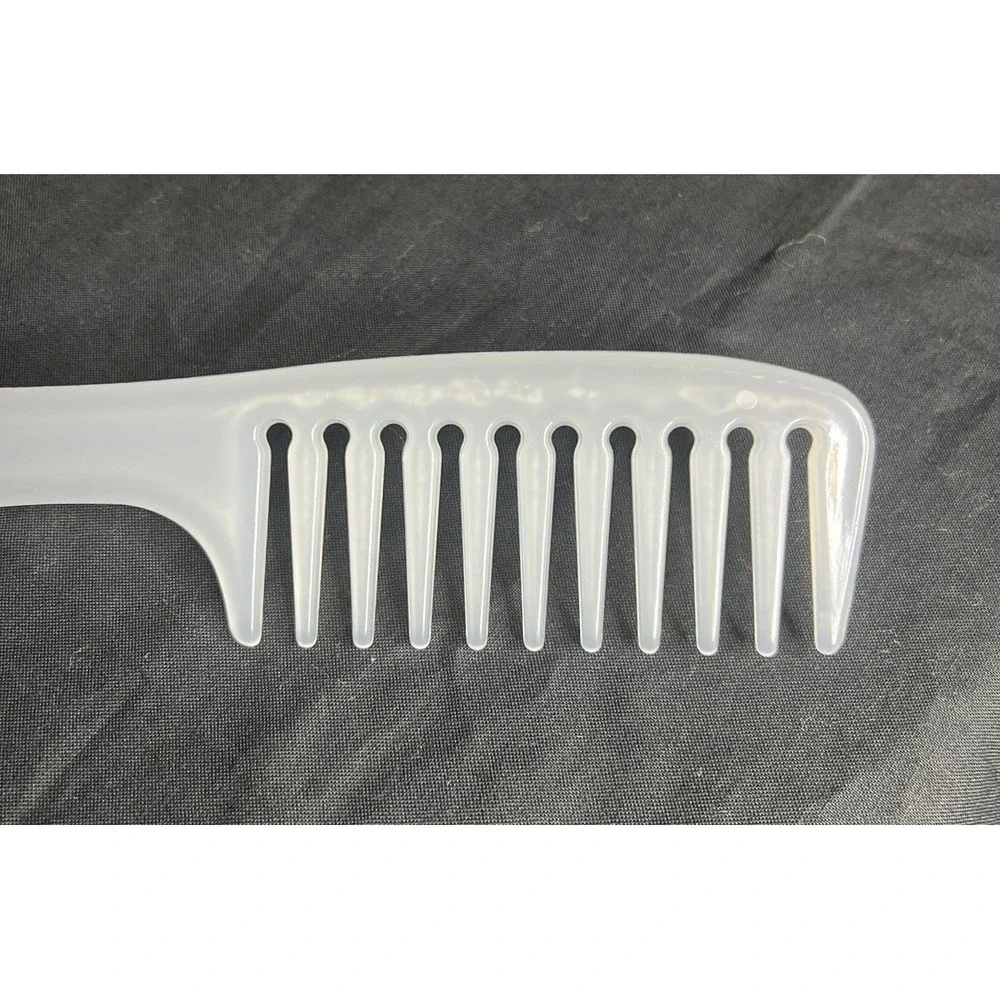 HAIRuWEAR Comb White Wide Tooth‎ Wig Comb -  8.5 x 2
